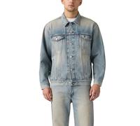 Jeansjacke LEVI'S "NEW RELAXED FIT TRUCK", Herren, Gr. XL, wherever you are t, Denim/Jeans, Obermaterial: 100% Baumwolle, relaxed fit, 1-Knopf-Manschette, Jacken Jeansjacke (13596767-XL) wherever you