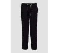 Relaxed: Jogg Pants aus Baumwollstretch 32 schwarz 2150432.9999.32