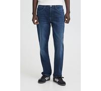 Relaxhose BLEND "BHRock", Herren, Gr. 38, Länge 36, denim dunkelblau, Denim/Jeans, 99% Baumwolle, 1% Elasthan, unifarben, Basic, normal normal, Hosen Relaxhose, Jeanshose mit normalem Bund und geradem