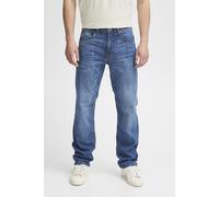Relaxhose BLEND "BHRock", Herren, Gr. 40, Länge 34, middle blau, Jeans, 98% Baumwolle, 2% Elasthan, unifarben, regular fit normal, Hosen Relaxhose, Jeanshose mit normalem Bund und geradem Bein - Rock 