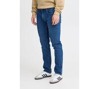 Relaxhose BLEND "BHTwister fit", Herren, Gr. 30, Länge 34, denim middle blau, Jeans, 99% Baumwolle, 1% Elasthan, regular fit lang, Hosen Relaxhose, Klassische Regular-fit-Jeans mit Taschen und Waschun