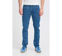 Relaxhose BLEND "BHTwister fit", Herren, Gr. 32, Länge 32, blau (denim middle blau), Jeans, 99% Baumwolle, 1% Elasthan, regular fit normal, Hosen Relaxhose, Jeanshose mit normalem Bund und schmalem Be