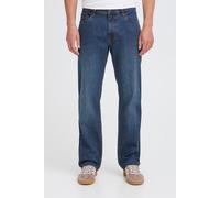 Relaxhose BLEND "BHZinar", Herren, Gr. 33, Länge 34, denim dunkelblau, Denim/Jeans, 68% Baumwolle, 27% Polyester, 3% Viskose, 2% Elasthan, unifarben, normal lang, Hosen Relaxhose, Klassische Regular-f