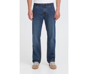 Relaxhose BLEND "BHZinar", Herren, Gr. 33, Länge 34, denim dunkelblau, Denim/Jeans, 68% Baumwolle, 27% Polyester, 3% Viskose, 2% Elasthan, unifarben, normal lang, Hosen Relaxhose, Jeanshose mit normal