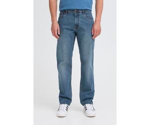 Relaxhose BLEND "BHZinar", Herren, Gr. 36, Länge 32, denim middle blau, Denim/Jeans, 68% Baumwolle, 27% Polyester, 3% Viskose, 2% Elasthan, unifarben, normal lang, Hosen Relaxhose, Jeanshose mit norma