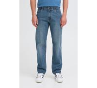 Relaxhose BLEND "BHZinar", Herren, Gr. 38, Länge 32, denim middle blau, Denim/Jeans, 68% Baumwolle, 27% Polyester, 3% Viskose, 2% Elasthan, unifarben, normal lang, Hosen Relaxhose, Klassische Regular-