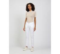 Relaxhose GANG "GANG Hosen Relaxed 94AMELIE CROPPED", Damen, Gr. 27, weiß, 97% Baumwolle, 3% Elasthan, Hosen Relaxhose (82290632-27) weiß
