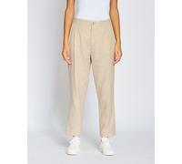 Relaxhose GANG "GANG Hosen Relaxed 94AVA", Damen, Gr. 30, beige, 85% Baumwolle, 15% Leinen, Hosen Relaxhose (14160802-30)