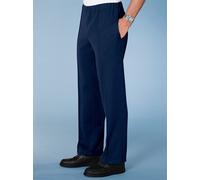 Relaxhose, Herren, Gr. 54, Normalgrößen, blau (marine), 80% Polyacryl, 20% Baumwolle, unifarben, lang, Hosen Relaxhose (707552-54) marine