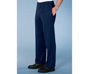 Relaxhose, Herren, Gr. 58, Normalgrößen, blau (marine), 80% Polyacryl, 20% Baumwolle, unifarben, lang, Hosen Relaxhose (707552-58) marine