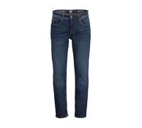 Relaxhose LERROS "Baxter Relaxed Fit Jeans - Bequemer Stretch 5-Pocket Denim", Herren, Gr. 36, Länge 32, blau (classic navy), 99% Baumwolle, 1% Elasthan, regular fit, Hosen Relaxhose, Bequeme Stretch-