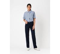 Relaxhose TONI "Honey", Damen, Gr. 38, Lang, blau (dunkelblau 059), Web, Obermaterial: 68% Baumwolle CO. 29% Polyester PES. 3% Elasthan EL., unifarben, gerade normal, Hosen Relaxhose, in entspannter P