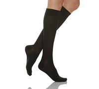 Relaxsan Basic 950 (1 Paar - Schwarz 3/L) Kompressionskniestrümpfe Damen 22-27 mmHg, Kompressionsstrümpfe 280 Den