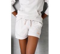 Relaxshorts BENCH. LOUNGEWEAR, Damen, Gr. 40/42, N-Gr, beige (beige, meliert), Sweatware, Obermaterial: 90% Baumwolle, 10% Polyester, meliert, unifarben, Basic, Basic kurz, Hosen, Sweathose mit kurzen