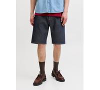Relaxshorts JACK & JONES "JJIALEX JJORIGINAL SHORTS SBD 300 SN", Herren, Gr. M, N-Gr, blau denim, Web, Obermaterial: 100% Baumwolle, unifarben, relaxed fit knielang, Hosen, Baumwolle, relaxed fit (454
