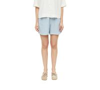 Relaxshorts S.OLIVER, Damen, Gr. 46, N-Gr, coastal blau stripe, Web, Obermaterial: 100% Baumwolle, gestreift, normal ca. Mitte Oberschenkel, Hosen, Gestreifte Sommershort aus reiner Baumwolle (4036441