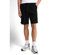 Relaxshorts TOM TAILOR DENIM, Herren, Gr. XL, N-Gr, schwarz, Web, Obermaterial: 60% Baumwolle, 40% Polyester, unifarben, normal kurz, Hosen, in Struktur-Optik (90045253-XL) schwarz