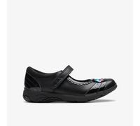 Relda Spark Kinder Schwarz Leder Schuhe