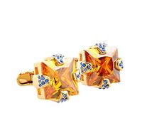 Release goldene schwarze Manschettenknöpfe für Herren, Business, Bankett, Hochzeit, Hemden, Geschenke, Zirkon-Kristall-Manschettenknöpfe