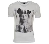 Religion Clothing Herren T-Shirt Tattoo Girl Police-Weiss-XL