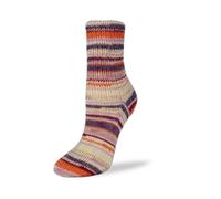 Rellana 100g Flotte Socke Lovely - 4 fädig - Farbe 1743 - lila-flieder-orange