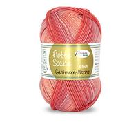 Rellana Flotte Socke Cashmere Merino Fb. 1329 apricot, Sockenwolle mit Kaschmir