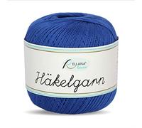 Rellana Häkelgarn, Filethäkelgarn, 50 g, 100% Baumwolle, Fb. 22 royalblau