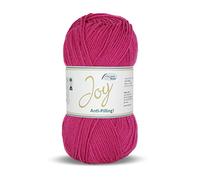 Rellana Joy Anti-Pilling Wolle, Babywolle, 100 g / 250 m, NS 4,5-5,100% Polyacryl, 16 tolle Farben (34 pink)