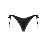 RELLECIGA Damen Tie Side Thong Bikini Bottom groß Schwarz