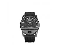 Police Armbanduhr "BATMAN DARK SIDE" - Quarz, analog, Silikonarmband, schwarz, Datum, Herren