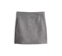 Opus Fashion Damen Minirock Relvina Veloursoptik Grau Größe 42