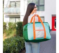 REMEMBER Freizeit- und Reisetasche, faltbar "Max" - B 49 × T 24 × H 35 cm - Bunte Freizeit- und Reisetasche
