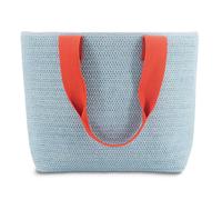 REMEMBER - Korbtasche pale blue