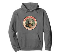 Remember Only You Vintage Smokey Bear Seal Retro Pullover Hoodie, Unisex für Erwachsene, Anthrazit, XL