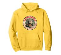 Remember Only You Vintage Smokey Bear Seal Retro Pullover Hoodie, Unisex für Erwachsene, Gelb, XL