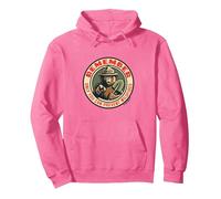 Remember Only You Vintage Smokey Bear Seal Retro Pullover Hoodie, Unisex für Erwachsene, Leuchtendes Pink, XL