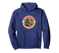 Remember Only You Vintage Smokey Bear Seal Retro Pullover Hoodie, Unisex für Erwachsene, Marineblau, XL