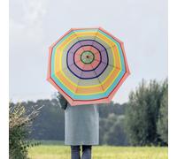 REMEMBER Taschen - Regenschirm "Levante" - geöffnet L 58cm, Ø 100 cm - Bunter Regenschirm