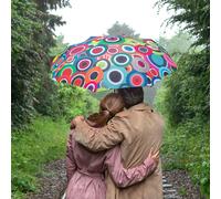 REMEMBER Taschen - Regenschirm "Rondo" - geöffnet L 58cm, Ø 100 cm - Bunter Regenschirm