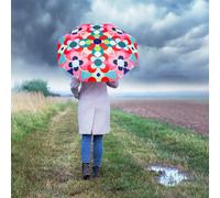 REMEMBER Taschen - Regenschirm "Sushi" - geöffnet L 58cm, Ø 100 cm - Bunter Regenschirm