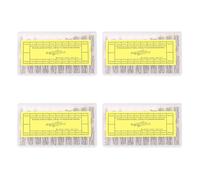 Remingtape 4 Box Uhrmacher Werkzeug Set Kits Uhrenarmband Schrauben Sortiment Rohr Reibungsstift Verschlüsse Riemen Armbänder Nietenden 10 mm-28 mm