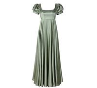 ReminisceBoutique Regency Kleider für Damen Bridgerton Kleid Jane Austen Ballkleid Empire-Taille, Mintgrün, 48