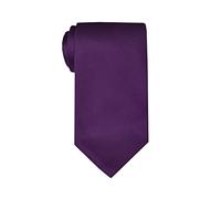 Remo Sartori - Seidenkrawatte, Einfarbig, Breite 8 cm, Made in Italy, Herren (Lila)