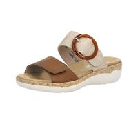 Remonte 2 Klett Pantolette für Damen, silber, Größe 43 EU