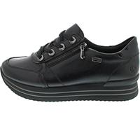 Remonte Damen Low-Top Sneaker D0700, Frauen Halbschuhe,lose Einlage,wasserabweisend,remonteTEX,Freizeit,sportlich,straßenschuhe,schwarz (00),37 EU