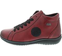 Remonte Damen Low-Top Sneaker D1E71, Frauen Halbschuhe,lose Einlage,wasserabweisend,remonteTEX,Strassenschuhe,Freizeitschuhe,rot Kombi (35),38 EU