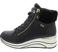 Remonte Wintersneaker D0T77 wasserabweisend remonteTEX Schnürer mit loser Einlage Damen Schwarz 40