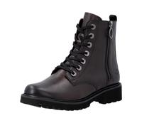 Schnürstiefelette REMONTE "Remonte Stiefelette Glattleder", Damen, Gr. 38, braun (dunkelbraun), Glattleder, Schuhe Schnürstiefelette (62254841-38) dunkelbraun