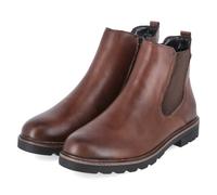 Remonte Dorndorf Chelseaboots Damen D2Q70-22 Leder, TEX-Membran, elastischer Einsatz, Braun Gr. 37