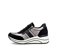 Remonte D-Schnürhalbschuh Schwarz Silber Schwarz Silber, 39